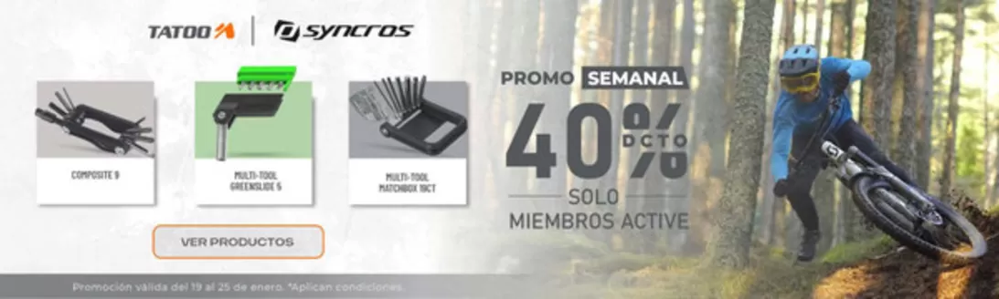 Catálogo Tatoo en Quito | Promo 40%solo miembros active | 2026-01-23T00:00:00.000Z - 2026-01-25T00:00:00.000Z