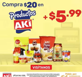 Catálogo Akí en Naranjal | Productos Akí | 2026-01-30T00:00:00.000Z - 2026-03-01T00:00:00.000Z