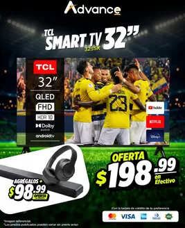 Catálogo Advance en Posorja | TCL Smart TV | 2026-02-02T00:00:00.000Z - 2026-02-28T00:00:00.000Z