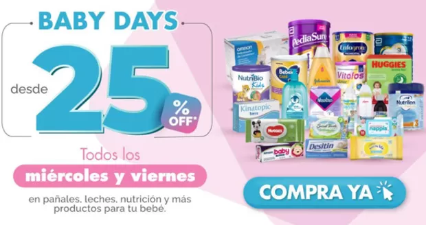 Catálogo Pharmacy's en Joya de los Sachas | Baby days  | 2026-02-05T00:00:00.000Z - 2026-02-28T00:00:00.000Z
