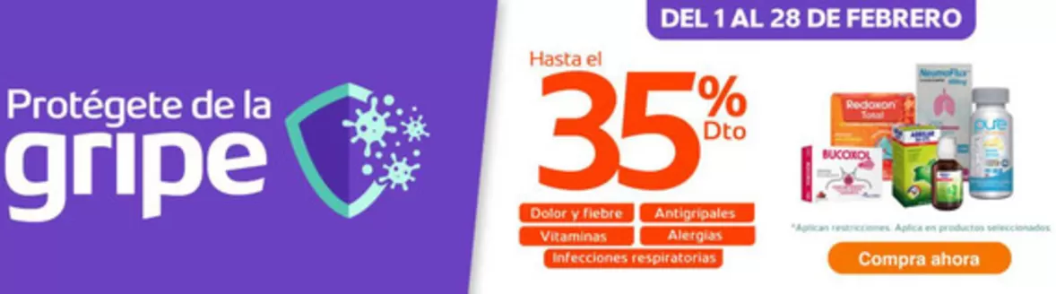 Catálogo Fybeca en Mocache | Protegete de la gripe | 2026-02-11T00:00:00.000Z - 2026-02-28T00:00:00.000Z