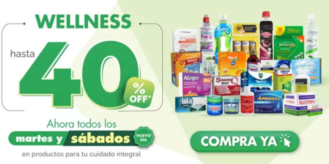 Catálogo Pharmacy's en Mocache | Wellness hasta 40%off | 2026-02-11T00:00:00.000Z - 2026-02-28T00:00:00.000Z