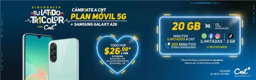 Catálogo CNT en Duran | Cambiate a CNT Plan Movil  | 2026-02-17T00:00:00.000Z - 2026-02-28T00:00:00.000Z