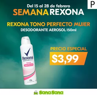 Catálogo Farmacias SanaSana | Semana rexona | 2026-02-18T00:00:00.000Z - 2026-02-28T00:00:00.000Z