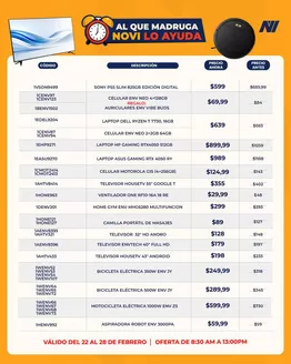 Catálogo Novicompu en Santo Domingo | Al que madruga novi lo ayuda  | 2026-02-23T00:00:00.000Z - 2026-02-28T00:00:00.000Z