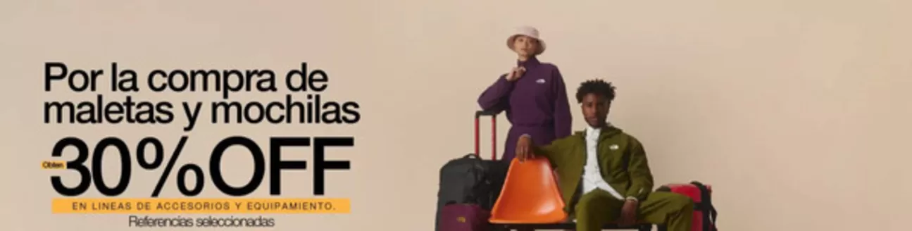 Catálogo The North Face en Guayaquil | Por la compra de maletas y mochilas | 2026-02-24T00:00:00.000Z - 2026-03-21T00:00:00.000Z