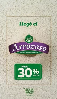 Catálogo Santa Maria | Arrozaso hasta 30%dcto | 2026-02-26T00:00:00.000Z - 2026-03-28T00:00:00.000Z