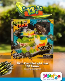 Catálogo Juguetón | Pista flexible light trax | 2026-02-26T00:00:00.000Z - 2026-03-22T00:00:00.000Z