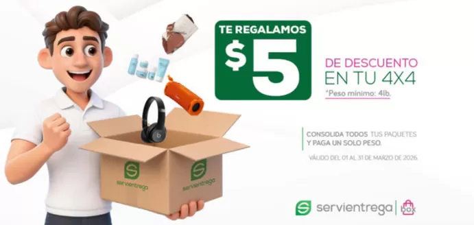 Catálogo Servientrega en Loja | De descuento en tu 4x4 | 2026-03-02T00:00:00.000Z - 2026-03-31T00:00:00.000Z