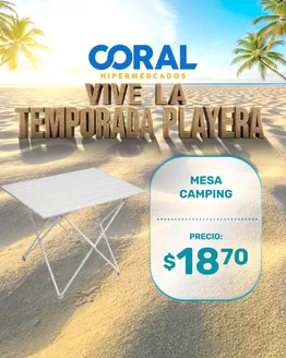 Catálogo Coral Hipermercados en Manta | Vive la temporada playera | 2026-03-03T00:00:00.000Z - 2026-03-31T00:00:00.000Z