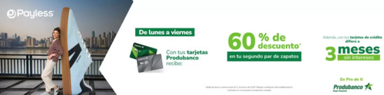 Catálogo Payless en Puyo | 60%de descuento | 2026-03-03T00:00:00.000Z - 2026-03-31T00:00:00.000Z