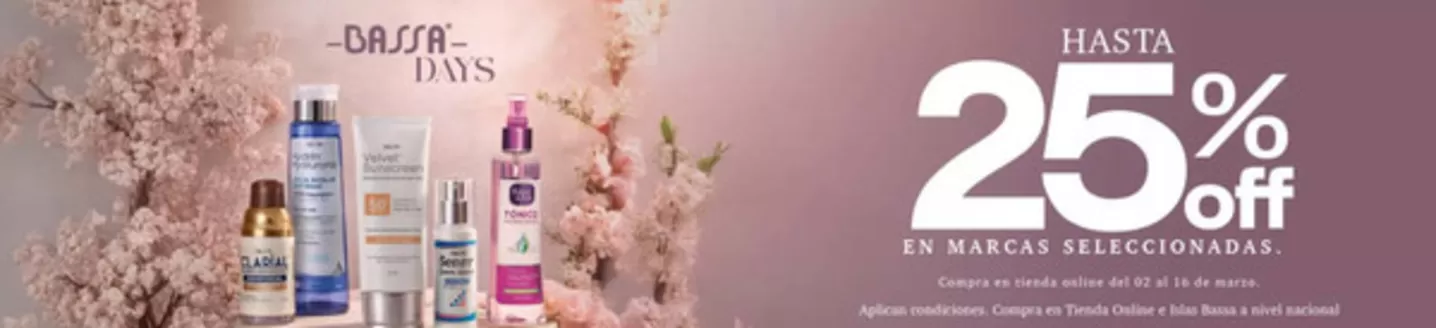 Catálogo Bassa en Esmeraldas | Hasta 25%off | 2026-03-03T00:00:00.000Z - 2026-03-16T00:00:00.000Z