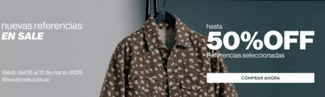 Catálogo Tennis | Nuevas referencias en sale | 2026-03-05T00:00:00.000Z - 2026-03-12T00:00:00.000Z