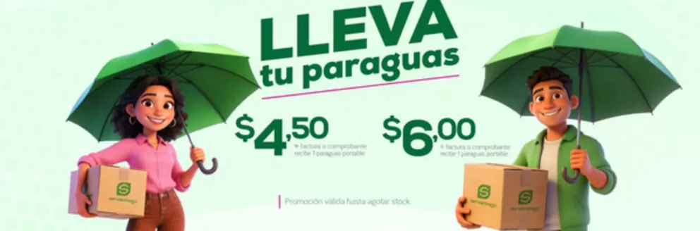 Catálogo Servientrega en Portoviejo | Lleva tu paraguas  | 2026-03-10T00:00:00.000Z - 2026-03-31T00:00:00.000Z