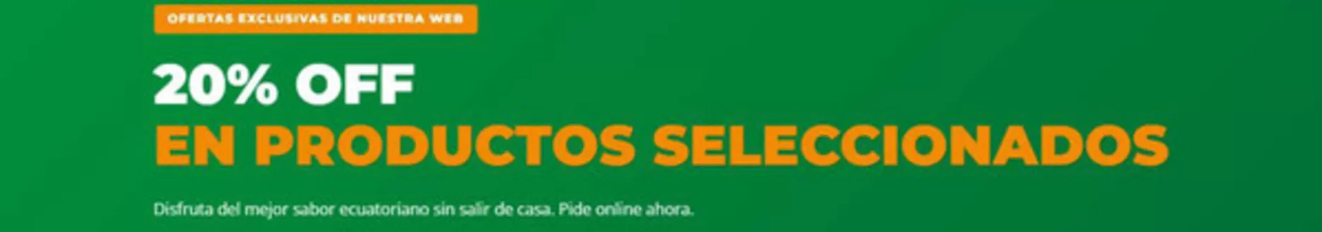 Catálogo Los cebiches de Rumiñahui en Sangolquí | 20%off en productos seleccionados  | 2026-03-11T00:00:00.000Z - 2026-03-31T00:00:00.000Z