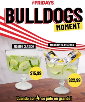 Catálogo TGI Fridays en Latacunga | Bulldogs Moment | 2026-03-18T00:00:00.000Z - 2026-04-30T00:00:00.000Z
