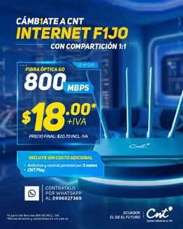 Catálogo CNT en Latacunga | Cambiate a CNT Internet F1JO | 2026-03-24T00:00:00.000Z - 2026-04-19T00:00:00.000Z