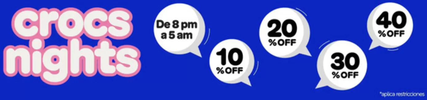 Catálogo Crocs en Quito | Crocs Nights | 2026-03-30T00:00:00.000Z - 2026-04-19T00:00:00.000Z