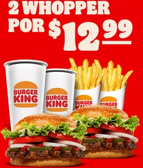 Catálogo Burger King en Guayaquil | 2 whopper por $12.99 | 2026-03-31T00:00:00.000Z - 2026-04-25T00:00:00.000Z