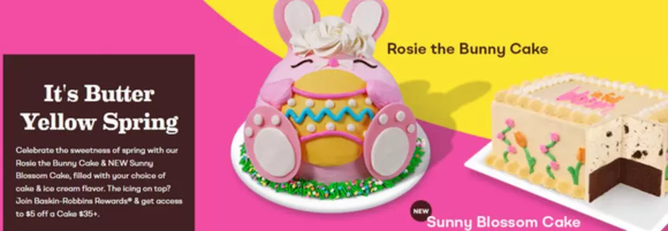 Catálogo Baskin Robbins en Guayaquil | Its butter yellow spring  | 2026-03-31T00:00:00.000Z - 2026-03-31T00:00:00.000Z