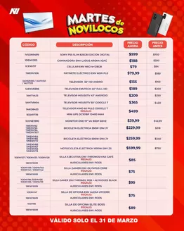 Catálogo Novicompu | Ofertas de locura | 2026-03-31T00:00:00.000Z - 2026-03-31T00:00:00.000Z