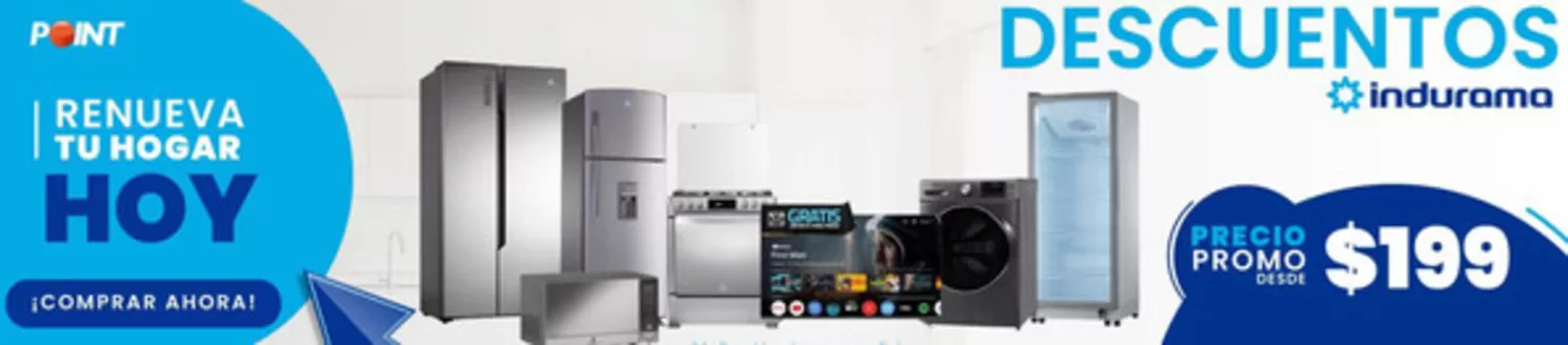 Catálogo Point en Bucay, Ecuador | Descuentos indurama  | 2026-04-01T00:00:00.000Z - 2026-04-30T00:00:00.000Z