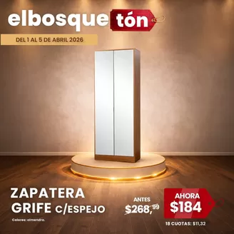 Catálogo Muebles el Bosque | Ofertas principales para todos los cazadores de gangas | 2026-04-01T00:00:00.000Z - 2026-04-05T00:00:00.000Z