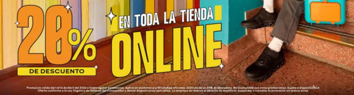 Catálogo Payless en Duran | 20% de descuento en toda la tienda online | 2026-04-07T00:00:00.000Z - 2026-04-14T00:00:00.000Z