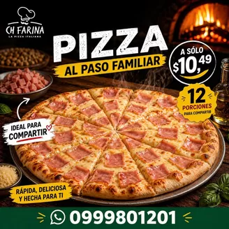 Catálogo Ch Farina en Samborondón | Pizza al paso familiar | 2026-04-09T00:00:00.000Z - 2026-04-30T00:00:00.000Z