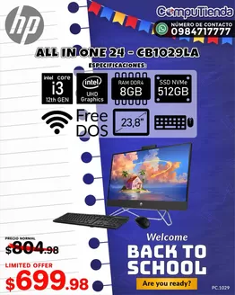 Catálogo CompuTienda en Manta | Welcome back to school | 2026-04-09T00:00:00.000Z - 2026-04-30T00:00:00.000Z