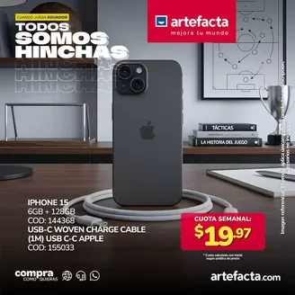 Catálogo Artefacta en Montecristi | Nuestras mejores ofertas para ti | 2026-04-10T00:00:00.000Z - 2026-04-24T00:00:00.000Z