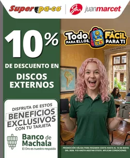 Catálogo Super Paco en Machala | 10% de descuento en discos externos  | 2026-04-14T00:00:00.000Z - 2026-05-10T00:00:00.000Z