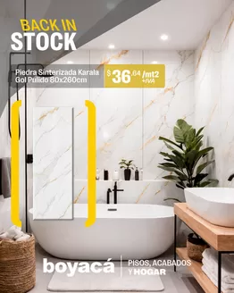 Catálogo Boyacá en Ambato | Piedra Sinterizada | 2026-04-14T00:00:00.000Z - 2026-04-30T00:00:00.000Z