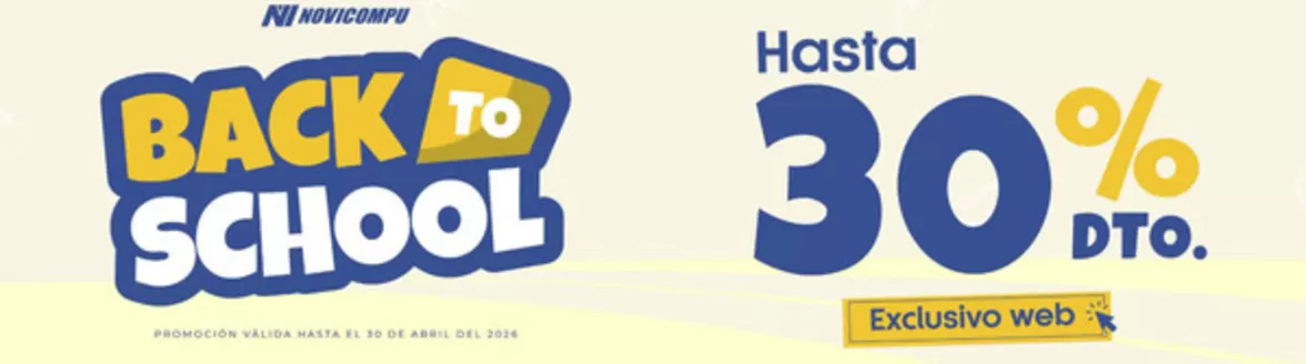 Catálogo Novicompu | Back to school | 2026-04-16T00:00:00.000Z - 2026-04-30T00:00:00.000Z
