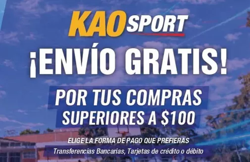 Catálogo Kao Sports Center | Envio Gratis | 2026-04-20T00:00:00.000Z - 2026-05-31T00:00:00.000Z