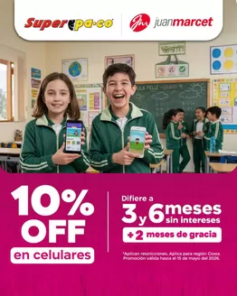 Catálogo Juan Marcet en Paquisha | 10%off en celulares  | 2026-04-28T00:00:00.000Z - 2026-05-15T00:00:00.000Z