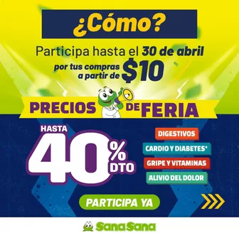 Catálogo Farmacias SanaSana en Duran | Precios de feria  | 2026-04-30T00:00:00.000Z - 2026-04-30T00:00:00.000Z