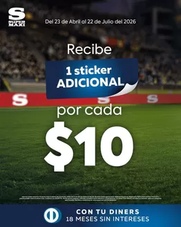 Catálogo Supermaxi en Pifo | Convierte tu sala en estadio  | 2026-05-07T00:00:00.000Z - 2026-07-22T00:00:00.000Z