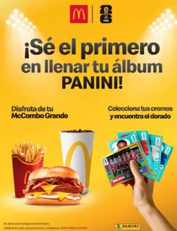Catálogo McDonald's | Se el primero en llenar tu album panini! | 2026-05-11T00:00:00.000Z - 2026-05-31T00:00:00.000Z
