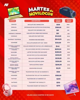 Catálogo Novicompu | Martes de novilocos | 2026-05-12T00:00:00.000Z - 2026-05-12T00:00:00.000Z