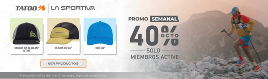 Catálogo Tatoo en San Miguel | 40%dcto solo membros active | 2026-05-13T00:00:00.000Z - 2026-05-17T00:00:00.000Z
