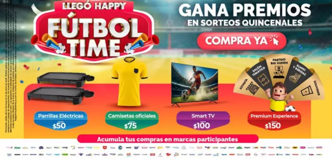 Catálogo Pharmacy's en Quito | Llego happy futbol time | 2026-05-14T00:00:00.000Z - 2026-06-30T00:00:00.000Z