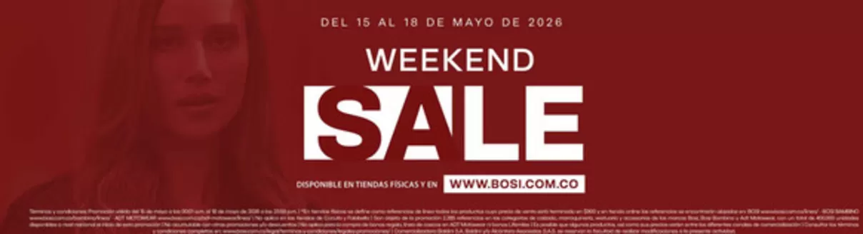Catálogo Bosi en Limon Indanza | Weekend Sale  | 2026-05-18T00:00:00.000Z - 2026-05-18T00:00:00.000Z