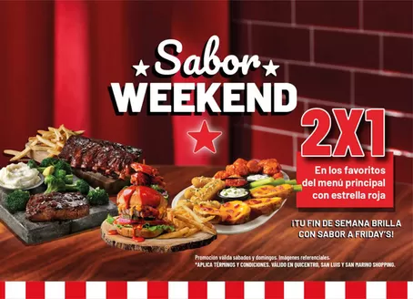 Catálogo TGI Fridays | Sabor Weekend | 2026-05-18T00:00:00.000Z - 2026-07-31T00:00:00.000Z