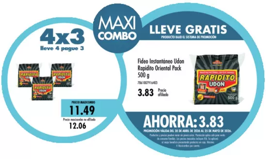 Catálogo Supermaxi en Pasaje Canton | Supermaxi 4x3 | 2026-04-28T00:00:00.000Z - 2026-05-25T00:00:00.000Z