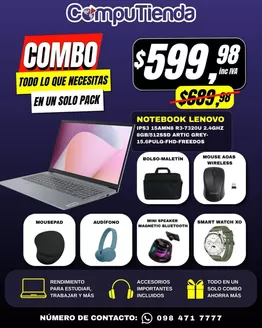 Catálogo CompuTienda en Puyo | Combo todo lo que necesitas en un solo pack | 2026-05-20T00:00:00.000Z - 2026-05-31T00:00:00.000Z