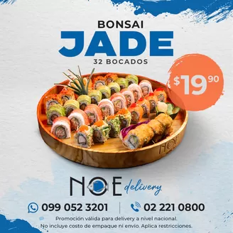 Catálogo Noe Sushi Bar en Riobamba | Bonsai Jade  | 2026-05-21T00:00:00.000Z - 2026-05-31T00:00:00.000Z