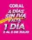 Catálogo Coral Hipermercados | 4 dias sin iva falta 1 dia | 2026-07-01T00:00:00.000Z - 2026-07-05T00:00:00.000Z