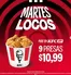 Catálogo KFC | Martes locos | 2026-08-06T00:00:00.000Z - 2026-08-25T00:00:00.000Z