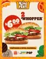 Catálogo Burger King | 2 whopper | 2026-08-25T00:00:00.000Z - 2026-09-19T00:00:00.000Z
